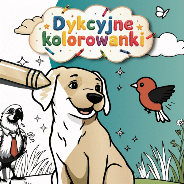 Dykcyjne kolorowanki